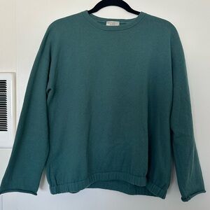 Brunello Cucinelli Green Cashmere Sweater